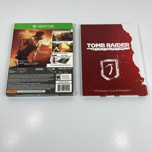Tomb Raider: Definitive Edition (Microsoft Xbox One, 2013) w/ Exclusive Artbook - Picture 2 of 8